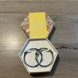 Silver Hoop Earrings by Brighton